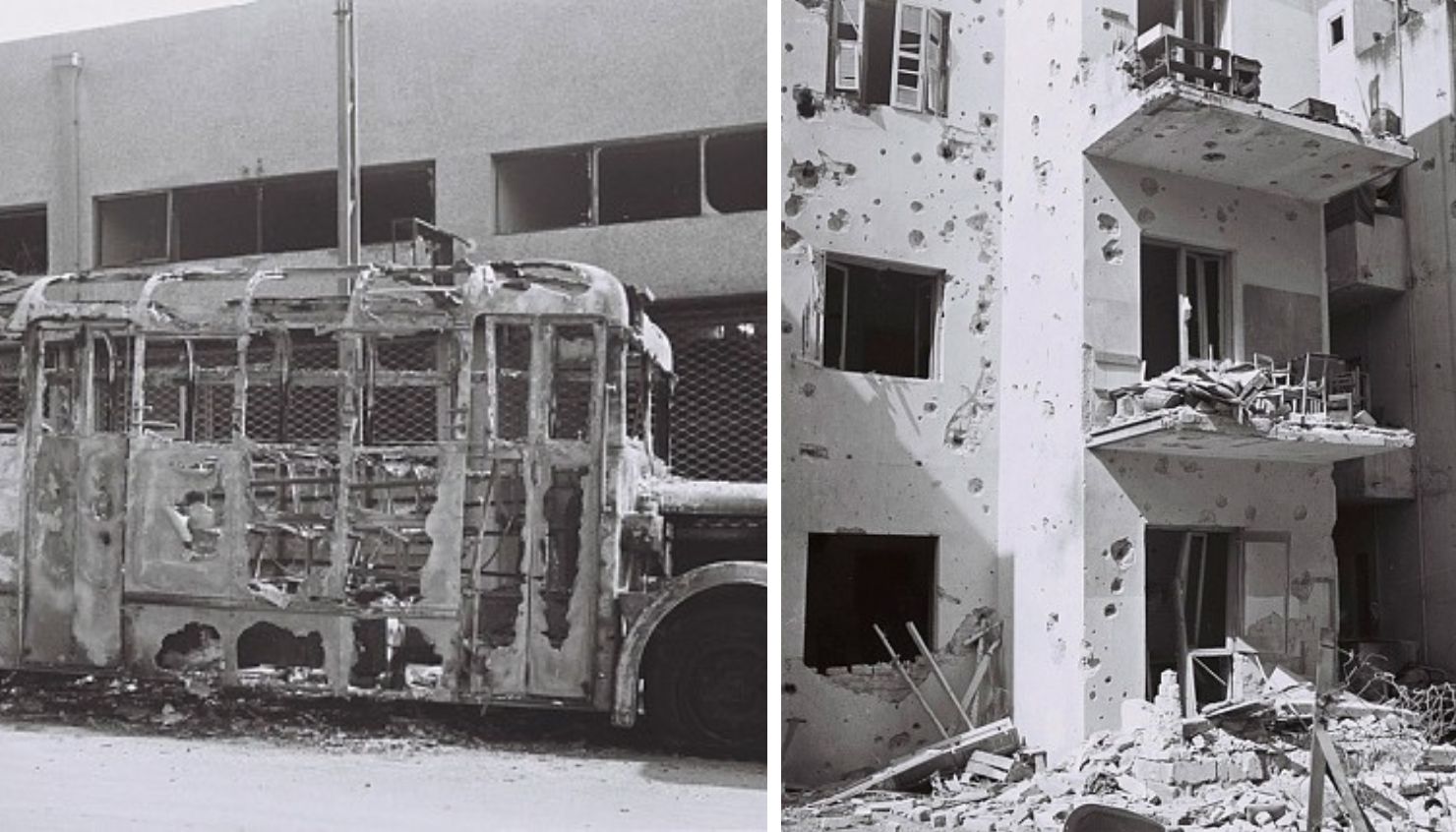 הפצצה של תל אביב מאי 1948 צילום: זולטן קלוגר, לע"מ