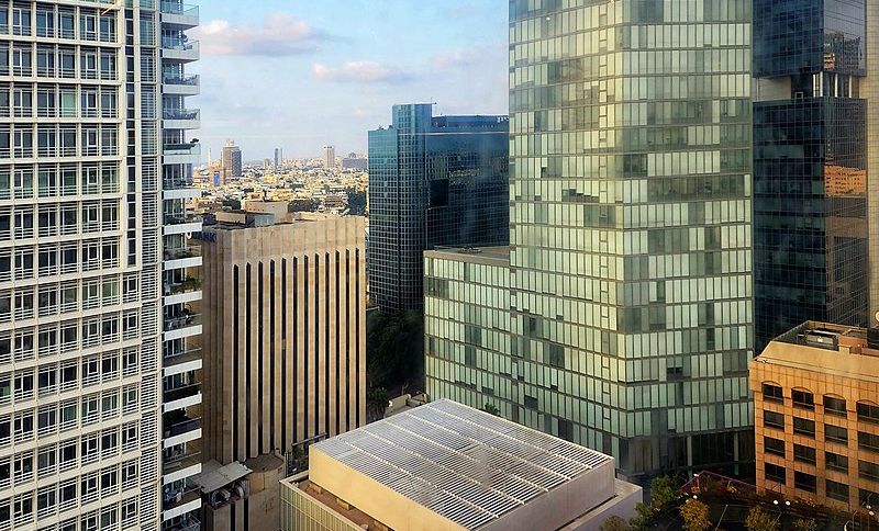 תל אביב עסקים בניינים צילום: ישראל פרקר מתוך אתר פיקיויקי