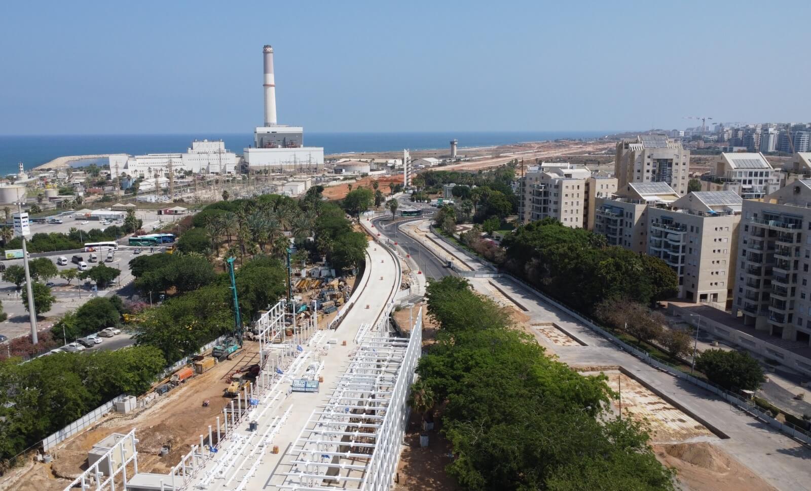 ציר הרכבת הקלה בדרך לרובע שדה דב
