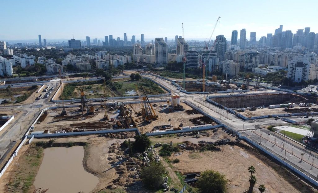 בנייה במתחם אשכול שדה דב - ינואר 2026
