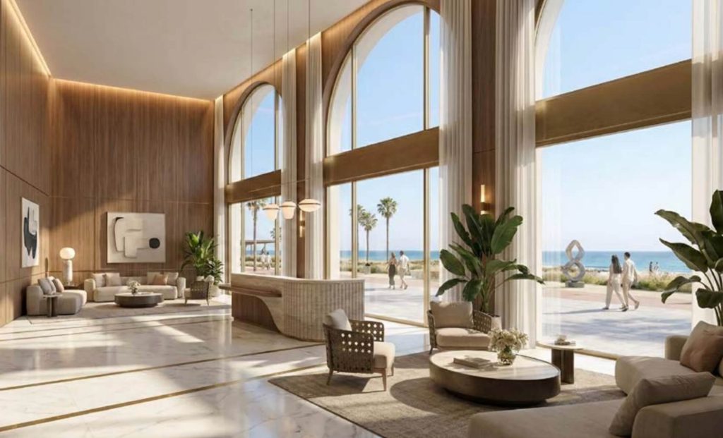 הדמיית הלובי הראשי - First חג׳ג׳ שדה דב