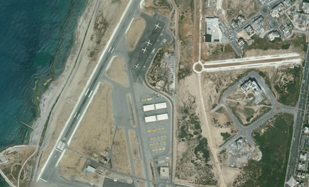 צילום אוויר - שדה התעופה שדה דב