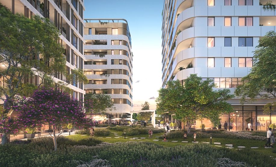 מגרש 109 חצר בזיקת הנאה שיכון ובינוי אדריכל נוף: סטודיו צורא