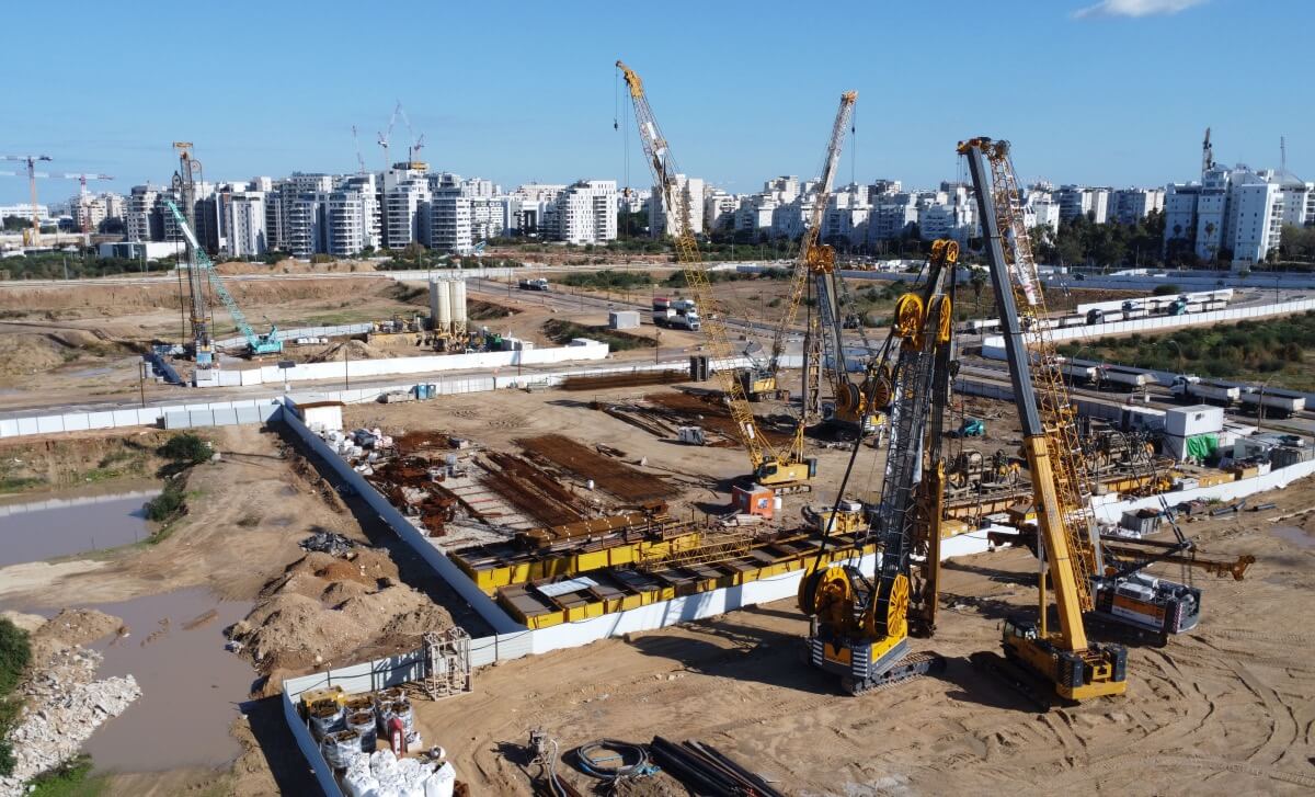 בנייה במתחם אשכול רובע שדה דב