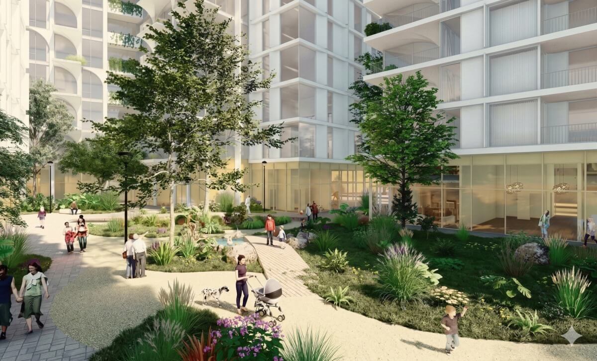 חג'ג' - מגרש 2270 מרכז שדה דב. אדריכל: גידי בר אוריין / ODA