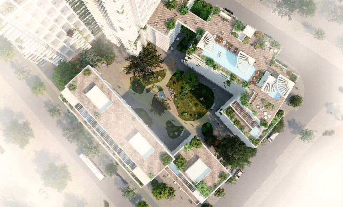 חג'ג' - מגרש 2270 מרכז שדה דב. אדריכל: גידי בר אוריין / ODA