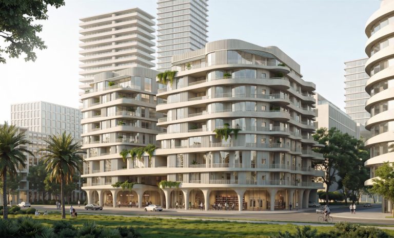 הדמיית מגרש 3105 שדה דב - בסר נדלן