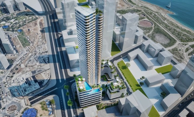 אביב בשדה דב אביב מליסרון מגרש 3205 הדמיה: מילוסלבסקי אדריכלים
